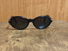 OCCHIALI DA SOLE VINTAGE GIANNI VERSACE MOD 486 NERI MEDUSA MADE IN ITALY #631