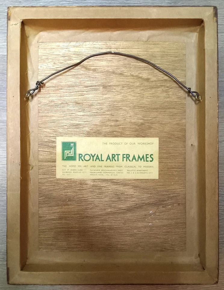 Original Clown Painting  F. Manalili Rare! - Image 2 of 4