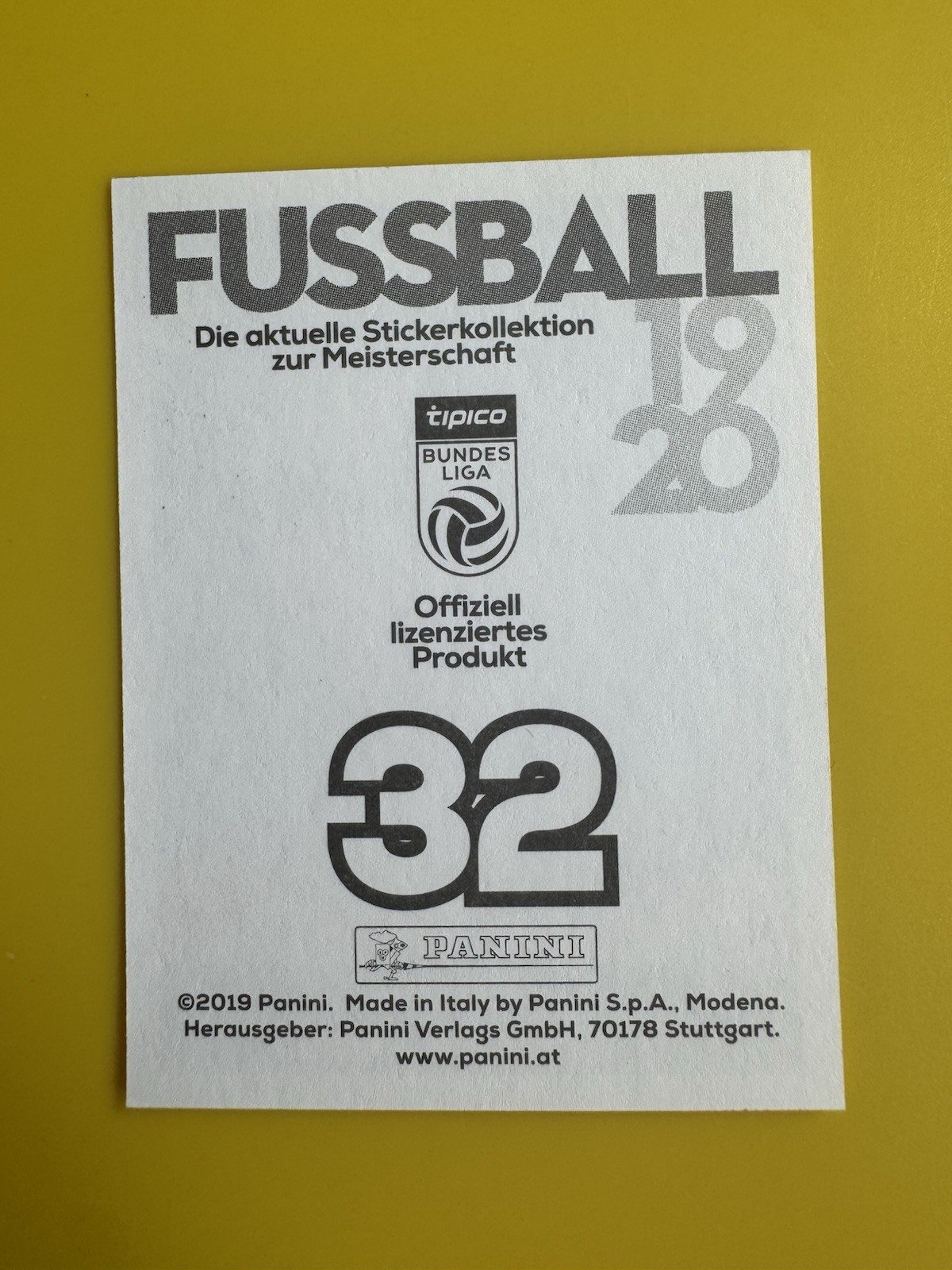 2019 Panini ERLING HAALAND #32 RC Rookie Fussball Bundesliga Sticker Amazing A view 4