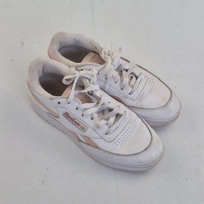 Reebok Sneaker 7 weiß Damen Schnürschuhe Logo CLUB C DOUBLE REVENGE