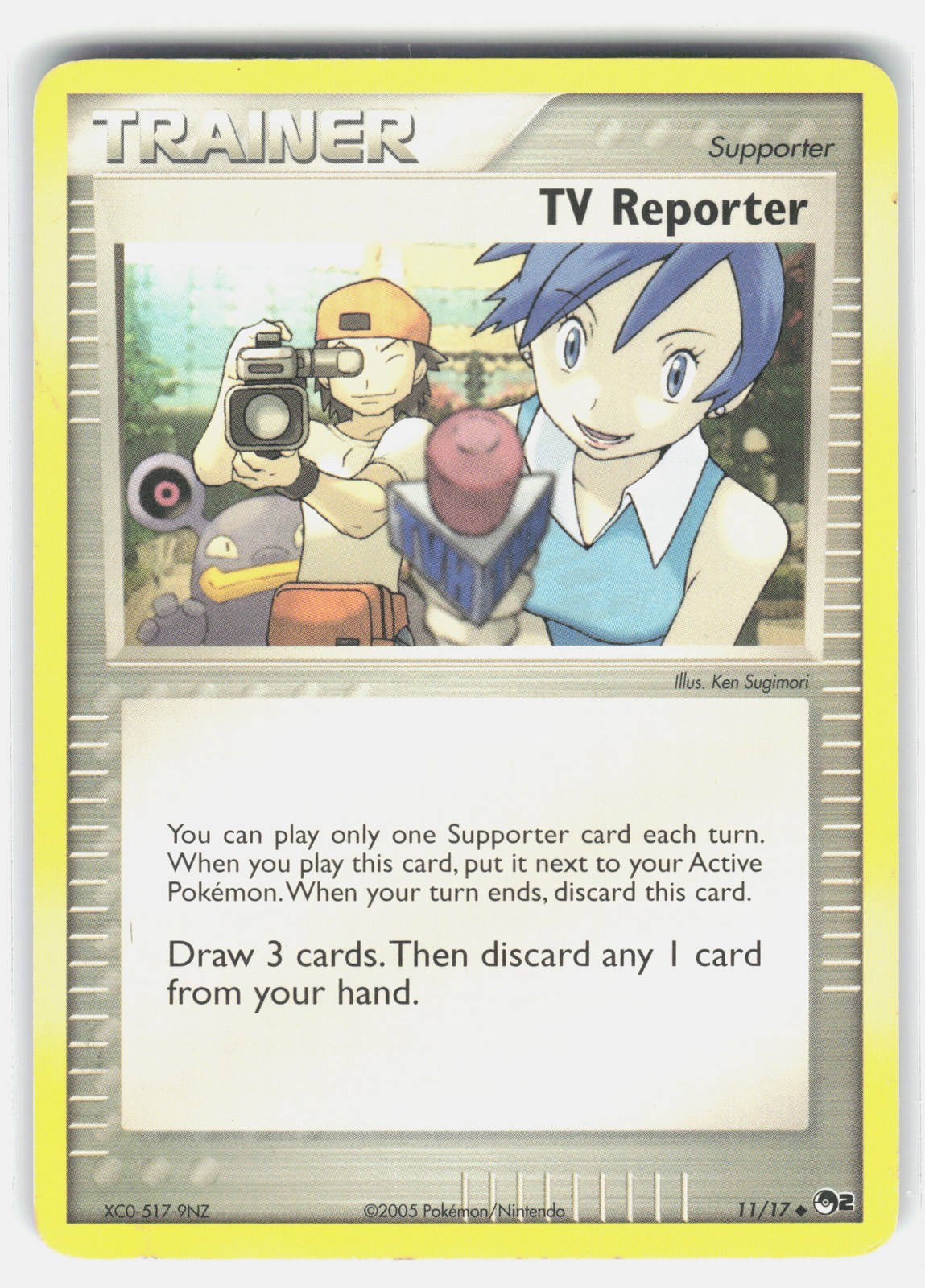 TV Reporter 011/017 Pokemon POP Series 2