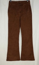 American Eagle Super Stretch Corduroy Flare Pants Brown Size 2 Super High Rise