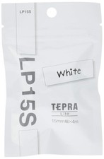 Tepra Lite Dedicated Adhesive Tape 0.6 Inch x 13.4 Ft White Single Item