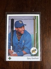 Upper Deck 1989 Star Rookie Gary Sheffield #13 Milwaukee Brewers Baseball Card. rookie card picture