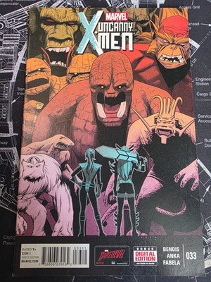 UNCANNY X-MEN ISSUE 33 - FIRST 1st PRINT - BENDIS / ANKA MARVEL COMICS 2015