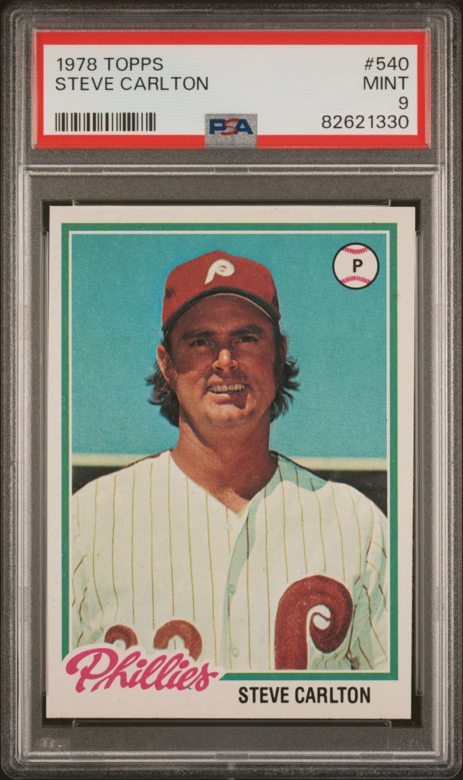 1978 TOPPS #540 STEVE CARLTON PSA 9 MINT