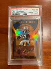 2024 Gold Standard Midas Touch Auto Sapphire Jaylen Waddle MT-JWE PSA 8