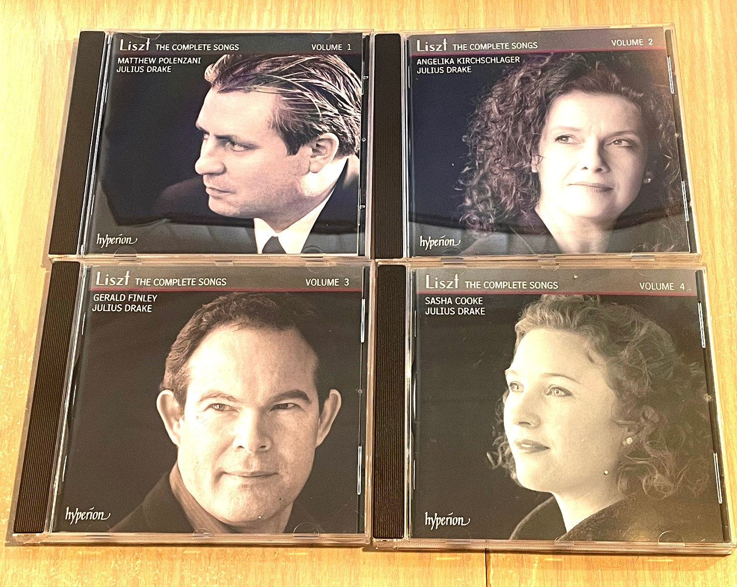 Franz Liszt : The Complete Songs Volumes 1, 2, 3 & 4 (CD)