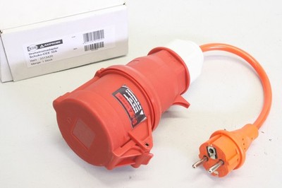 AMPROBE 3313420 Schuko-CEE 32A  Drehstromadapter  3313420 OVP