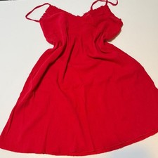 Vintage Y2K No Boundaries Smocked Coquette Fairy Whimsigoth Smocked Babydoll