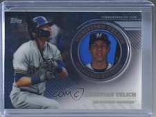 2020 Topps Topps Player Medallions Christian Yelich #TPM-CY fm0