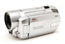Canon VIXIA FS10 Silver SD Camcorder 48x Optical Zoom UNTESTED
