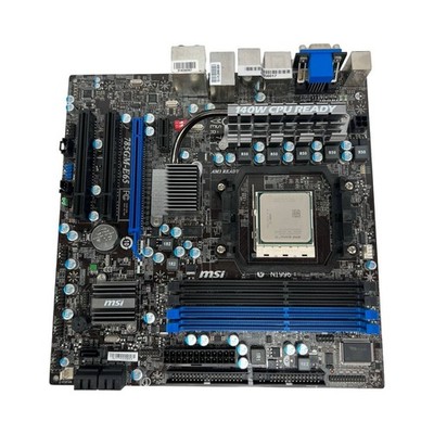 MSI 785GM-E65 Motherboard AMD 785G AM3 DDR3 M-ATX w/ AMD Athlon II - NO I/O
