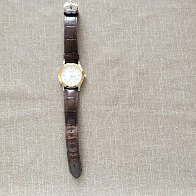 Tissot PR 50 Quartz Watch Unisex Stainless Steel Case Leather Band 50m