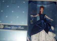 2001 Holiday Treasures Barbie Exclusive MIB w/shipper!
