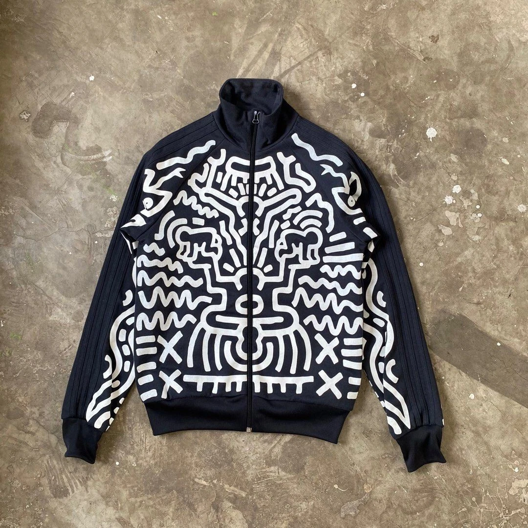 Rare Adidas x Jeremy Scott x Keith Haring BK2 Track Suit Size Small