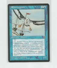 MAGIC THE MEETING 1995 WIZARDS ALBATROS GEANT/INVOQUER CARTOLINA FRANCESE 