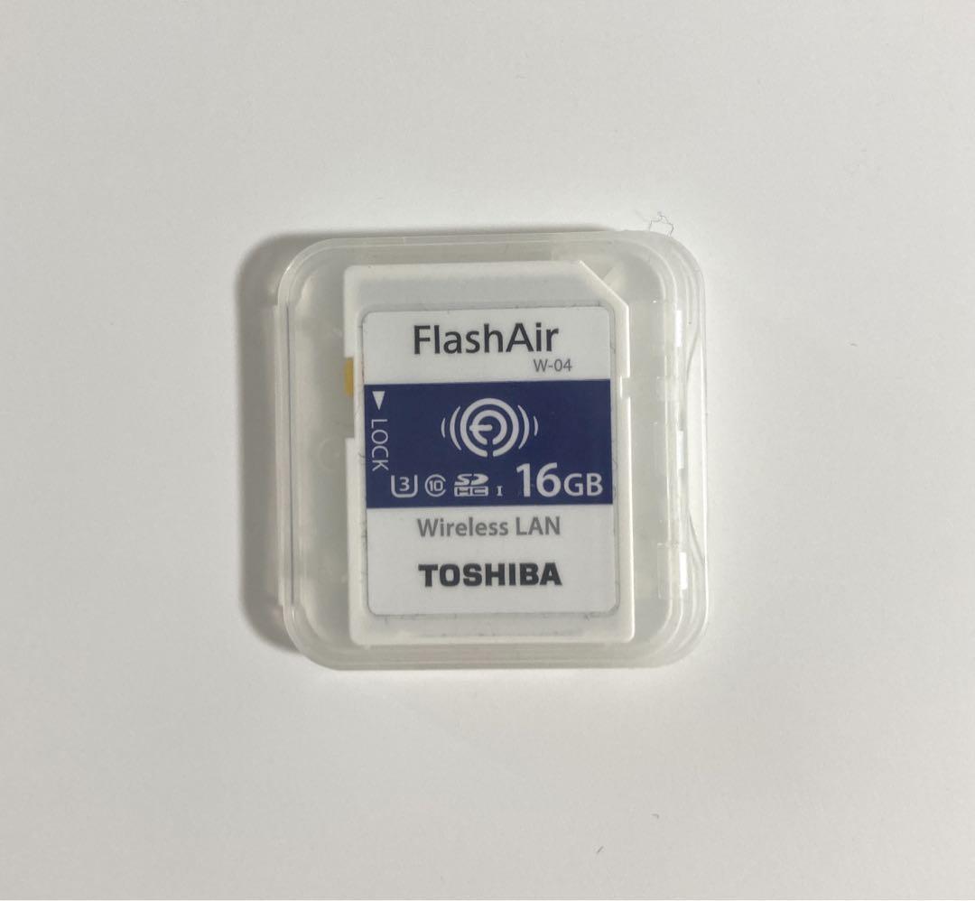 TOSHIBA FlashAir W-04 16GB Wireless LAN Memory Card NEW