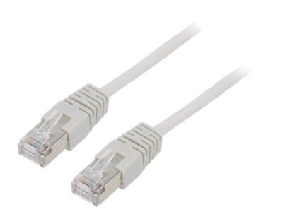 PP22-1M Patch cord F/UTP 5e Line CCA PVC grau L: 1m 26AWG geschirmt GEMBIRD
