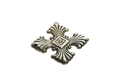 Vintage Reed & Barton Sterling Silver 1973 Christmas Cross Ornament
