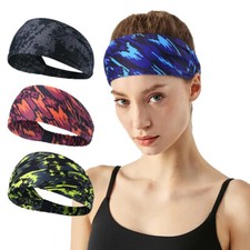 Sport Headband Cycling Running Sweatband Fitness Tennis Yoga Gym Sweat Hair Band
