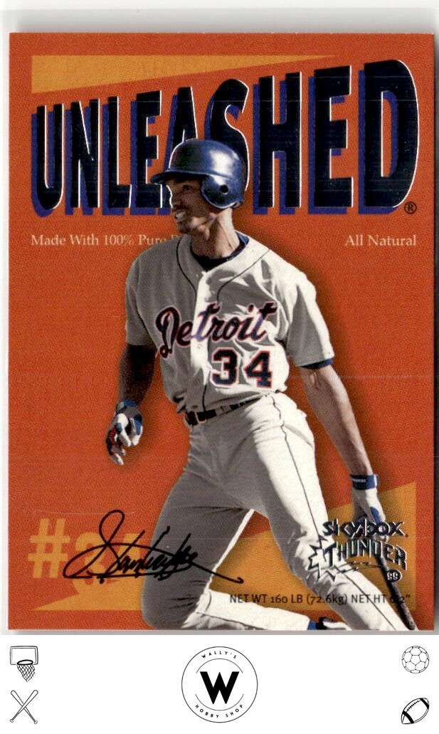 球場限定品(未開封):主力選手トレカ5枚セット 1999 SkyBox Thunder #5 Juan Encarnacion Unleashed | eBay