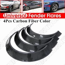 840mm Flexible Car Fender Flares Extra Wide Body Wheel Arches Carbon Fiber Color