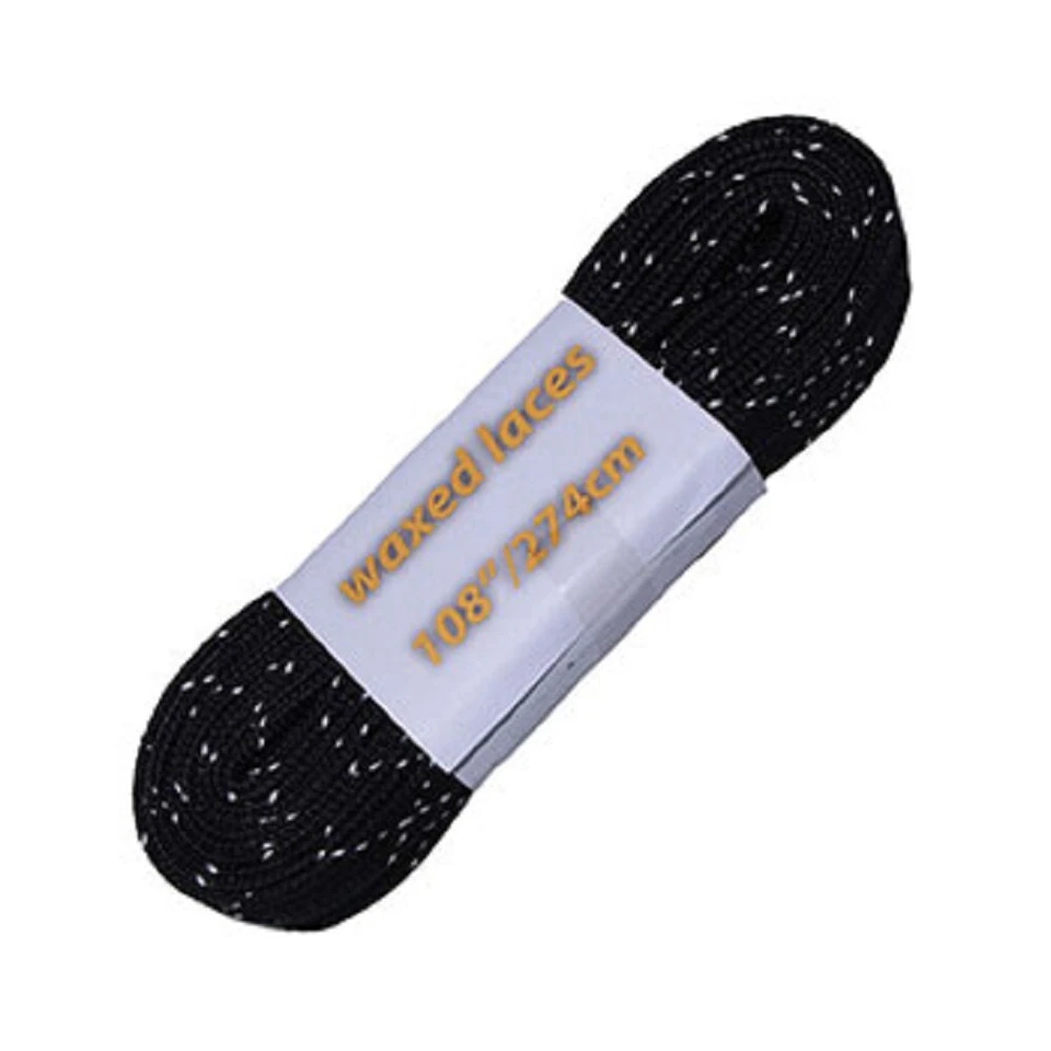 INSTRIKE Schnürsenkel Paar gewachst 274cm schwarz Size 8-10