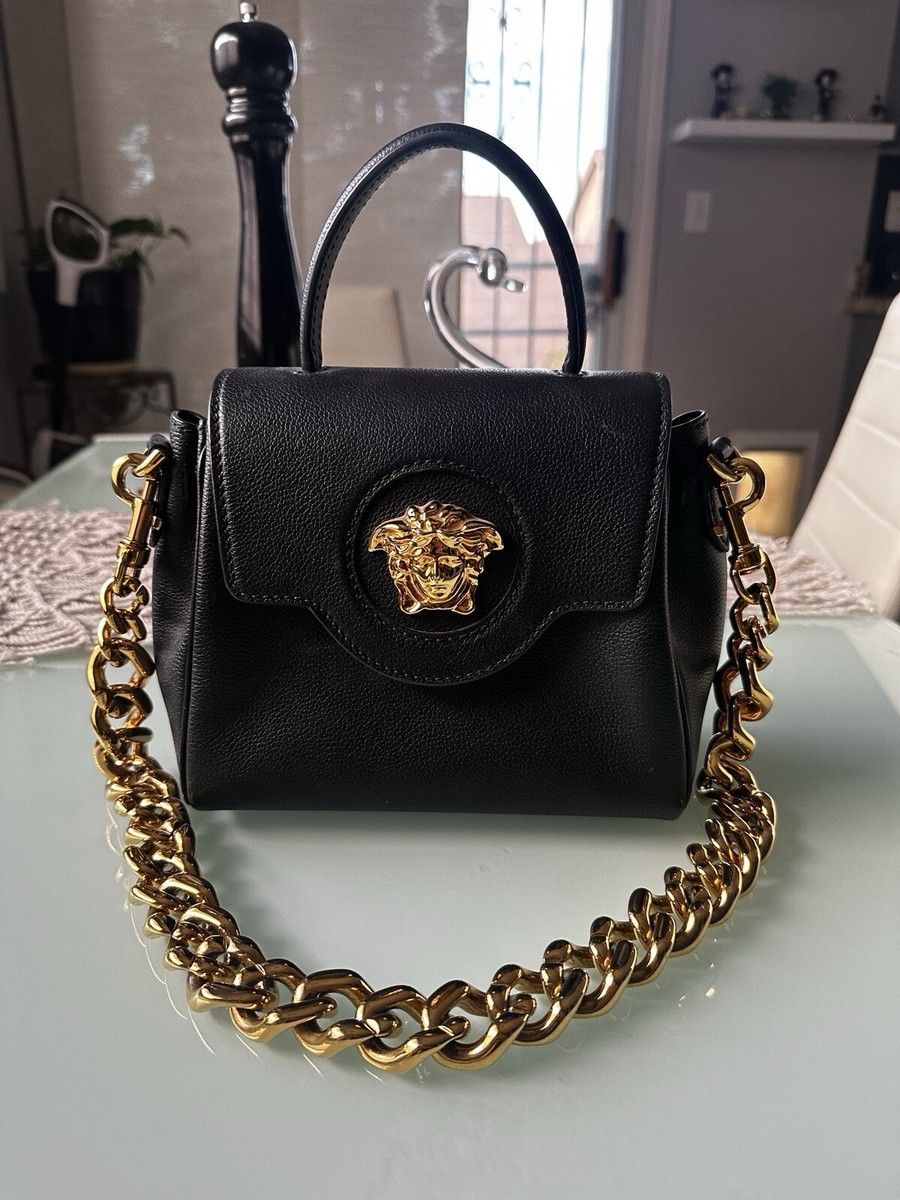 Versace La Medusa top handle bag