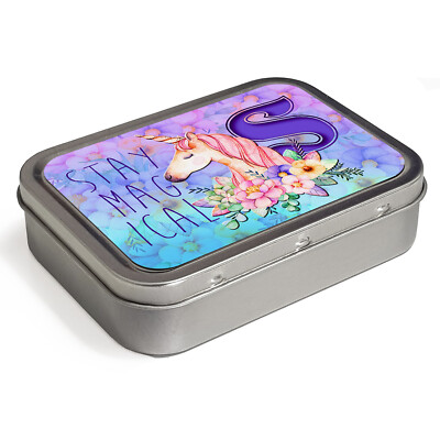 Personalised Tobacco Tin Unicorn 2oz Baccy Pill Storage Cigarette Birthday  Gift