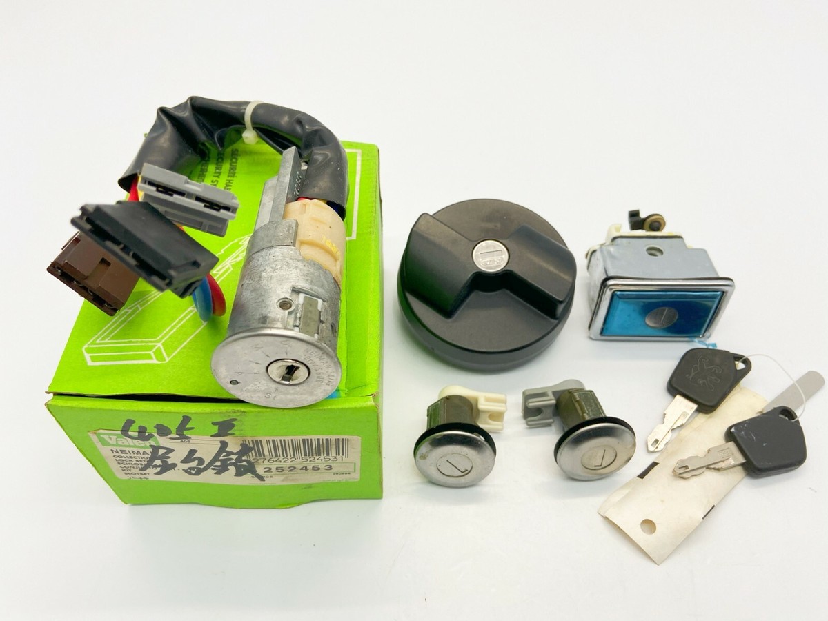 PEUGEOT 405 Ignition Switch & Door Lock Barrel Set With Keys
