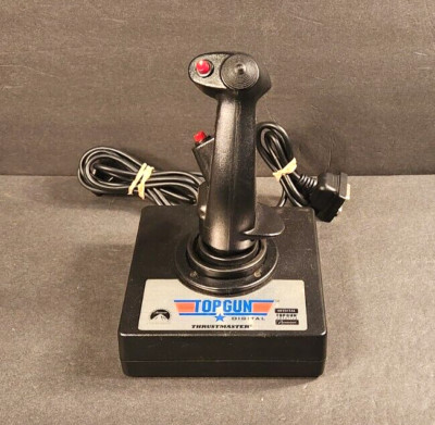 THRUSTMASTER OFFICIAL TOP GUN MOVIE USB 001-0008-FC JOYSTICK CONTROLLER TESTED
