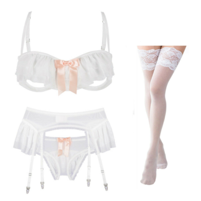 bra panty and garter belt sets Satin Lingerie, Lingerie Set With Garter Belt, Satin Lingerie, Premium  Quality Lingerie, Exclusive Lingerie