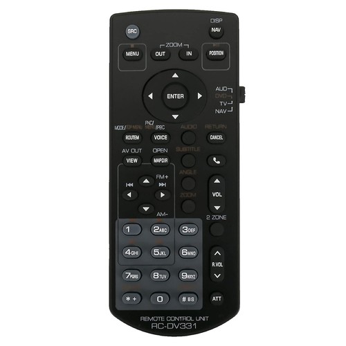 New RC-DV340 Replacement Remote For Kenwood DDX418, DDX318, DDX419, DDX719 & More