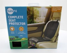 SafeFit Complete Car Seat Protector Durable Water Resistant Xtra-Grip Black