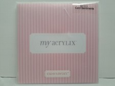 Close to my Heart My Acrylix - Card Sentiments Stamp Set D1111 - New