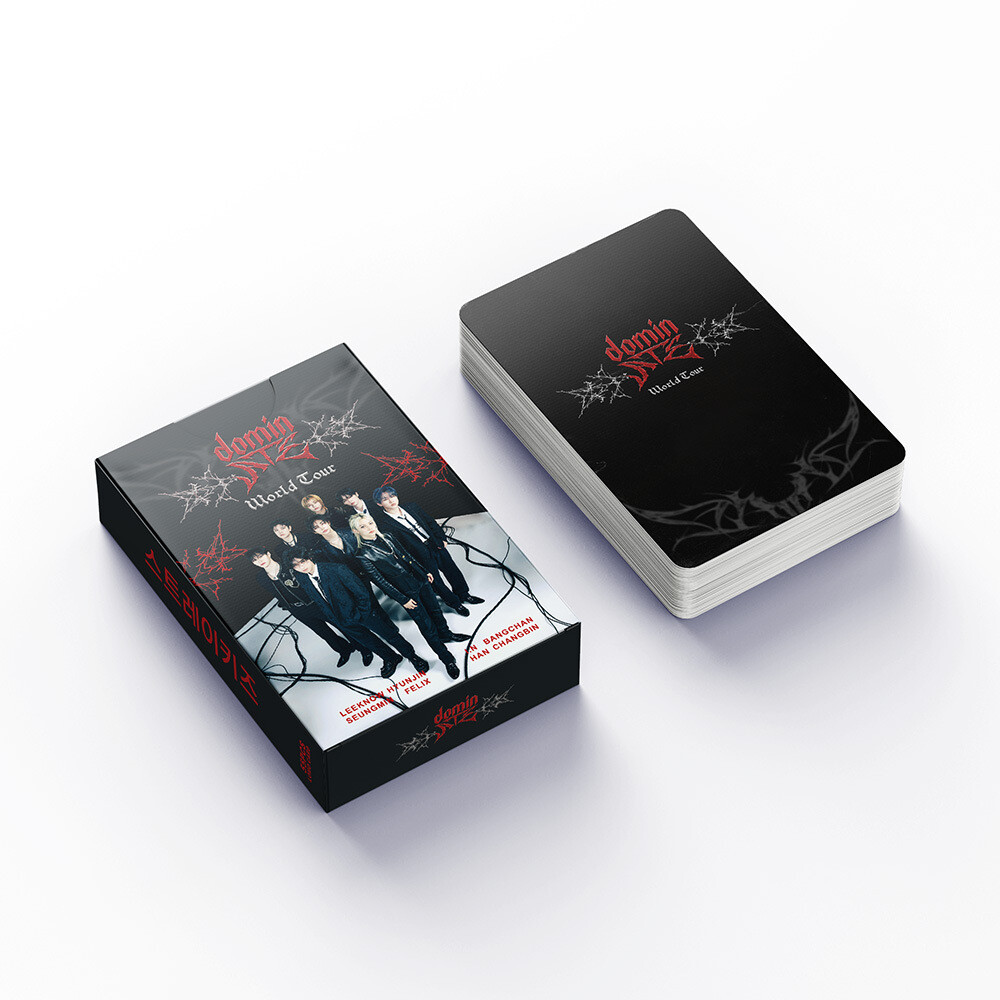 55pcs Kpop Stray Kids DominATE Album Paper Lomo Photo Cards