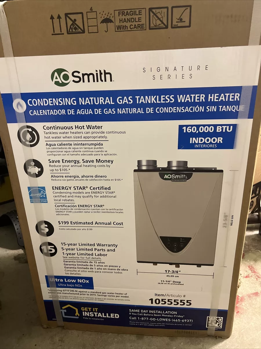 COMMERCIAL WATER HEATER AO SMITH DSE30A 18KW ASME 480v Ph, 48 OFF