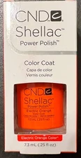 CND Shellac Power Polish (Electric Orange Color)