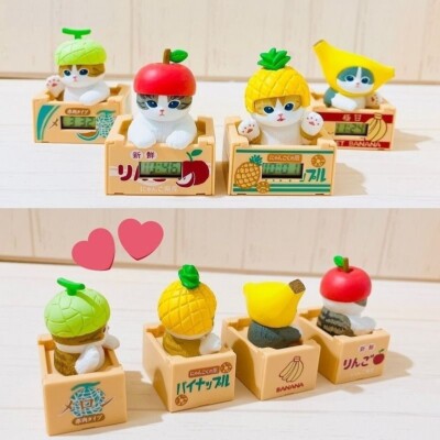 KITAN CLUB PSL Mofusand Fruit Nyan Clock Figure Fresh Fruit Box