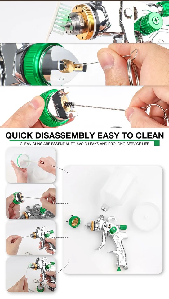 HVLP Professional Spray Gun Household Spray Gun Portable Car Paint