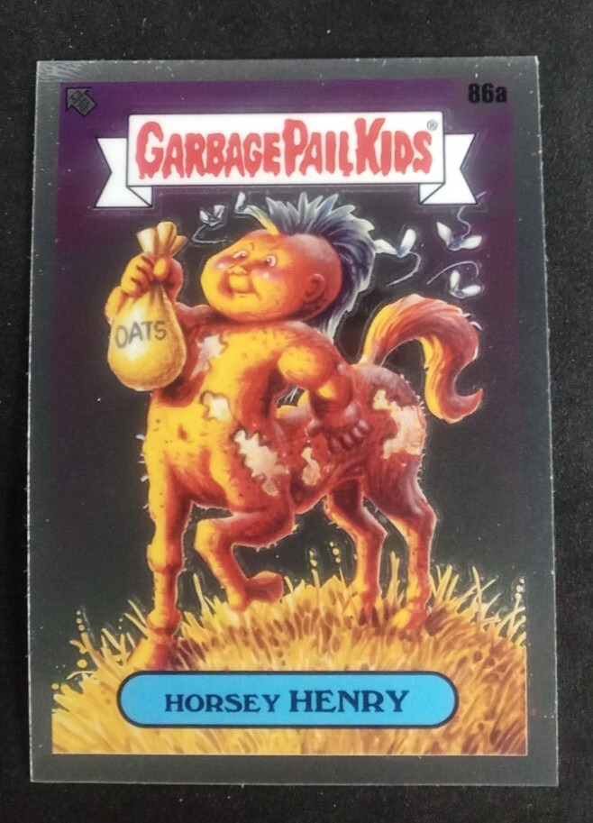 2020 Topps Chrome Garbage Pail Kids Series 3 Horsey Henry 86a