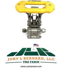 HAM-LET, H500SSL1/4GRPOVLLD, 1500 PSI, 1/4"TUBE, 2-WAY BALL VALVE, SST, NEW S