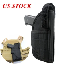Universal OWB Gun Holster Pouch Tactical Molle Waist Belt Vest Handgun Holster
