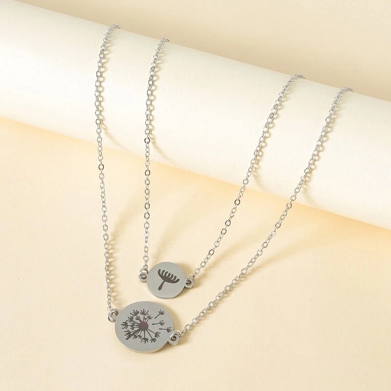 Stainless steel mother daughter best sale jewelry