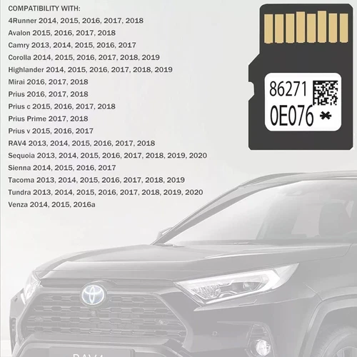 *NEW* 2025 MAP UPDATE GPS NAVIGATION MICRO SD CARD TOYOTA MODELS OEM 86271 0E076 - Bild 5 von 12