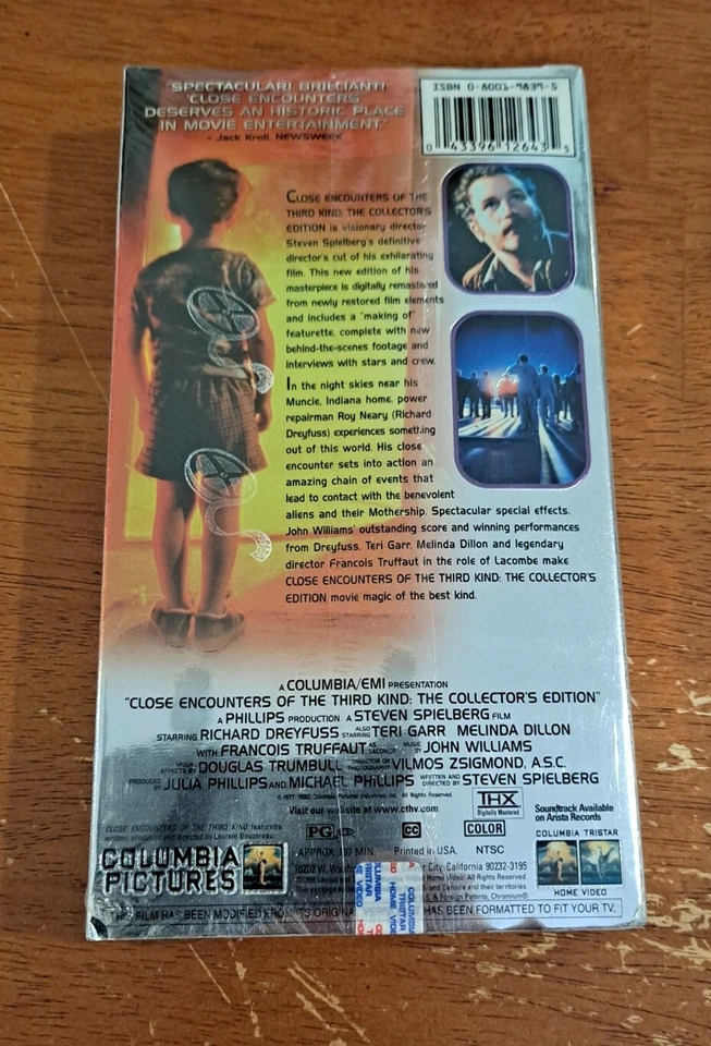 Close Encounters of the Third Kind (VHS 1998 Collector's Edition) Spielberg NEW  - Image 3 of 4