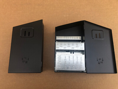 Lot of 2 - Huot Drill Bit Storage / Index Box for 29 Bits 1/16'' to 1/2'' By 1/64''