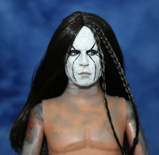 Nude Tonto Doll Rooted Long Black Hair Semi-Articulated Native American Paint