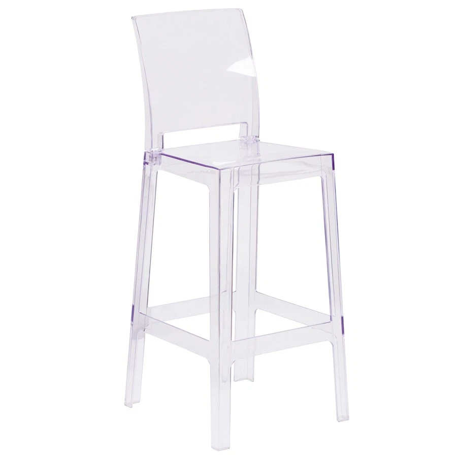 Ghost stool with back deals